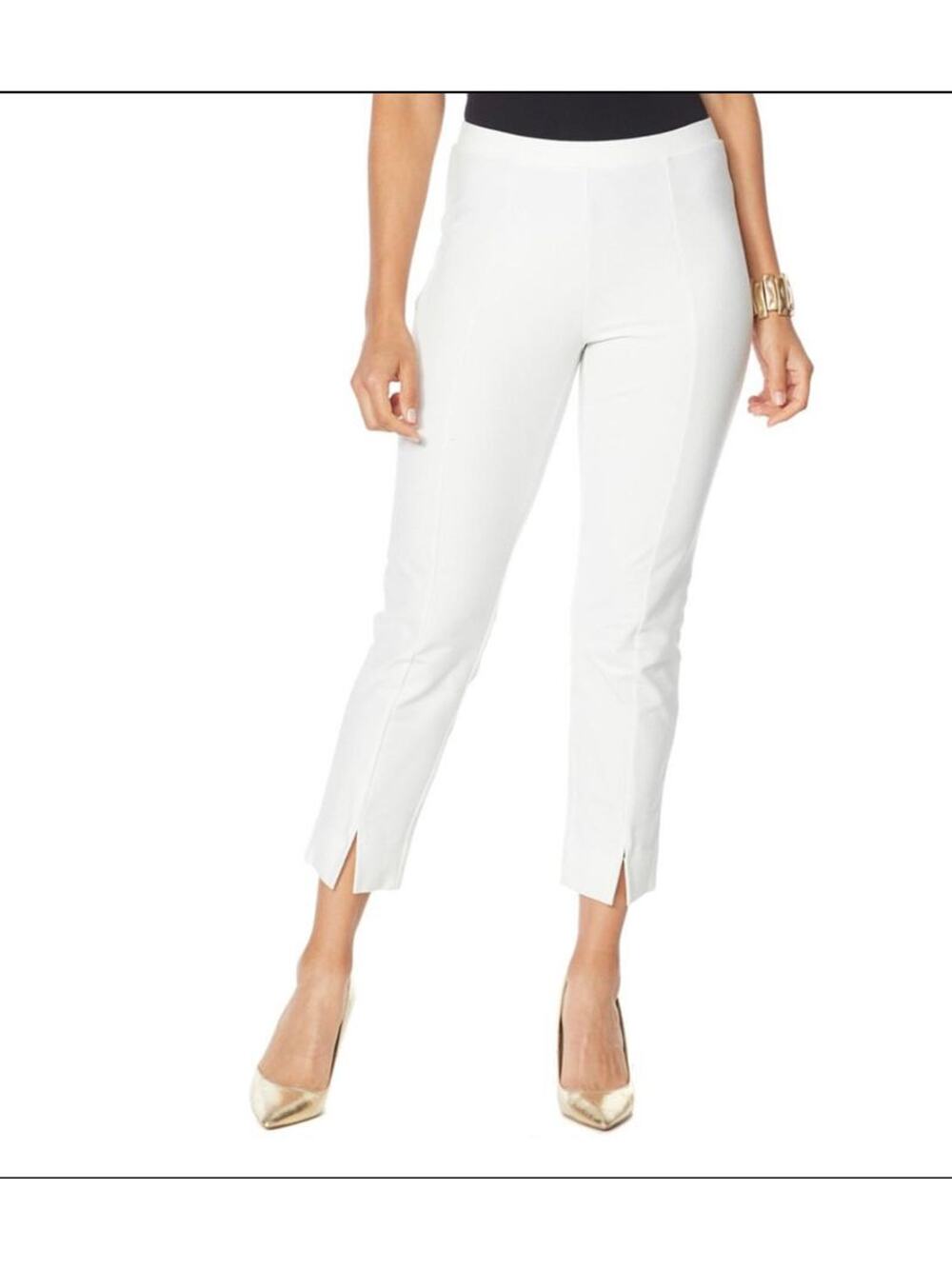 WynneLayers Knit Crepe Ankle Pant Size L